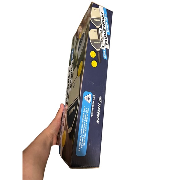 Triumph 2 Player Pickleball Paddle Set Brand New In Box - Picture 3 of 4